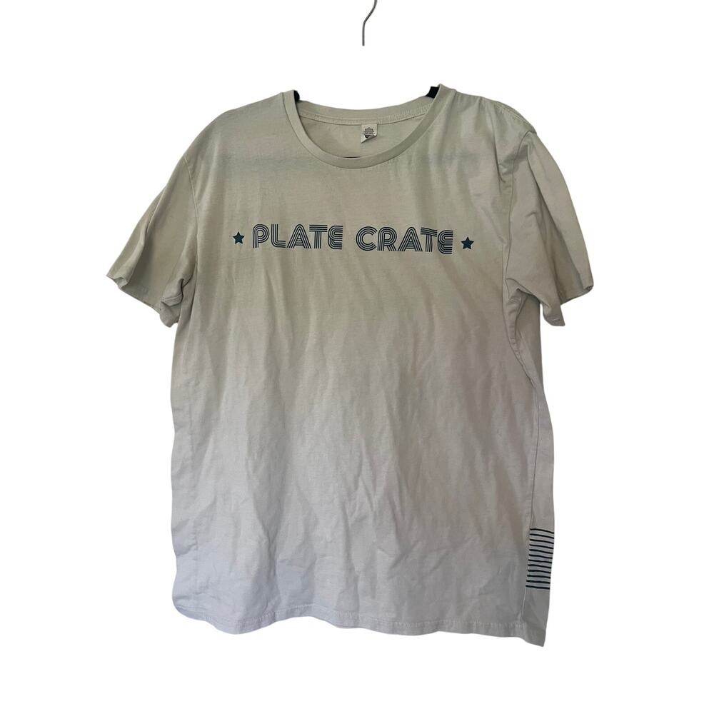 Plate Crate Baseball Light Grey Zooming Baseball T-Shirt Men's XL